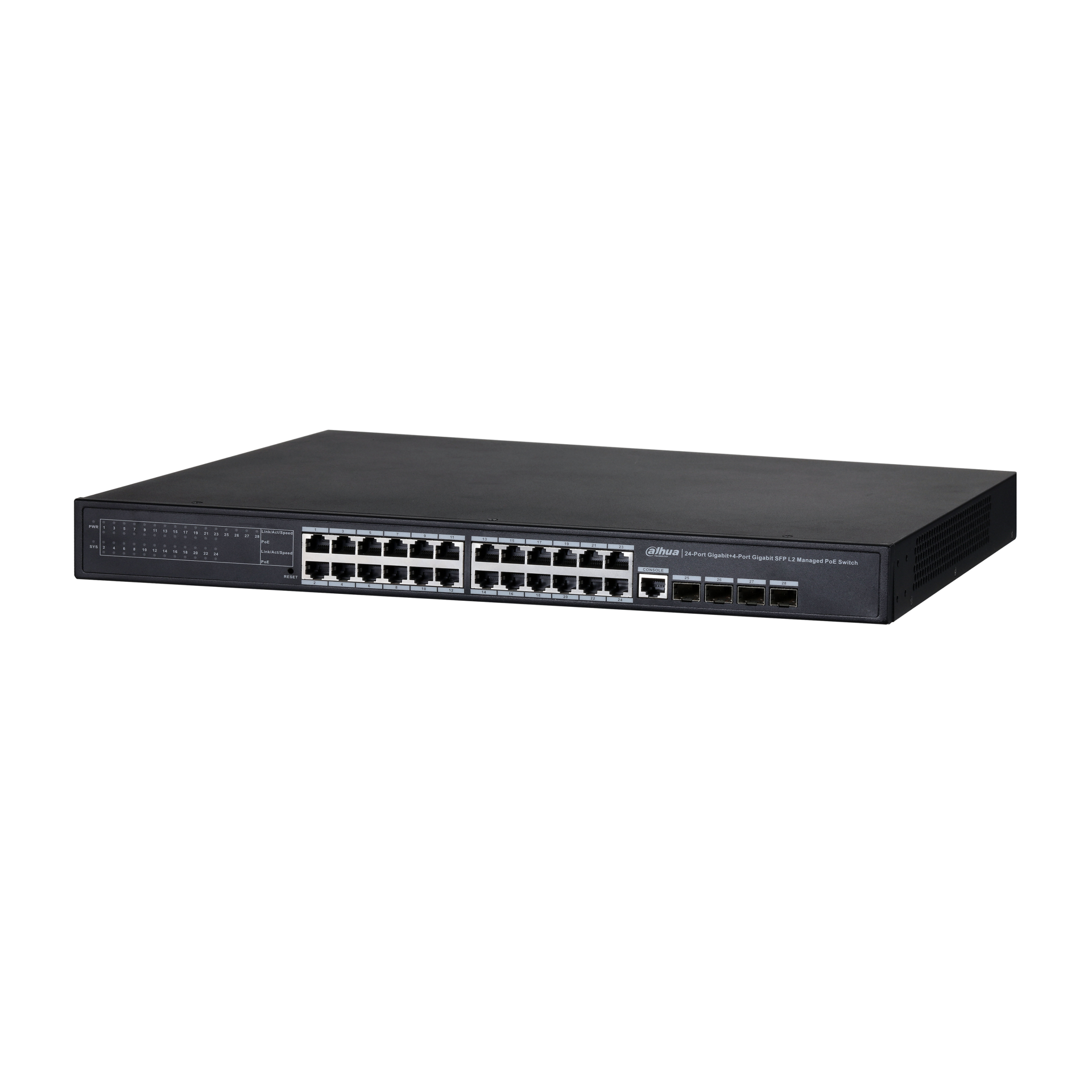 24-Port PoE Gigabit Yönetilebilir Switch