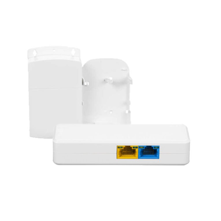 3 Bağlantı Noktalı Kademeli UPoE Uzatma Anahtarı +PFT1301 PoE extender için dış ortam kutusu
