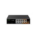 8 Port Yönetilmeyen AI Hybrid PoE Switch