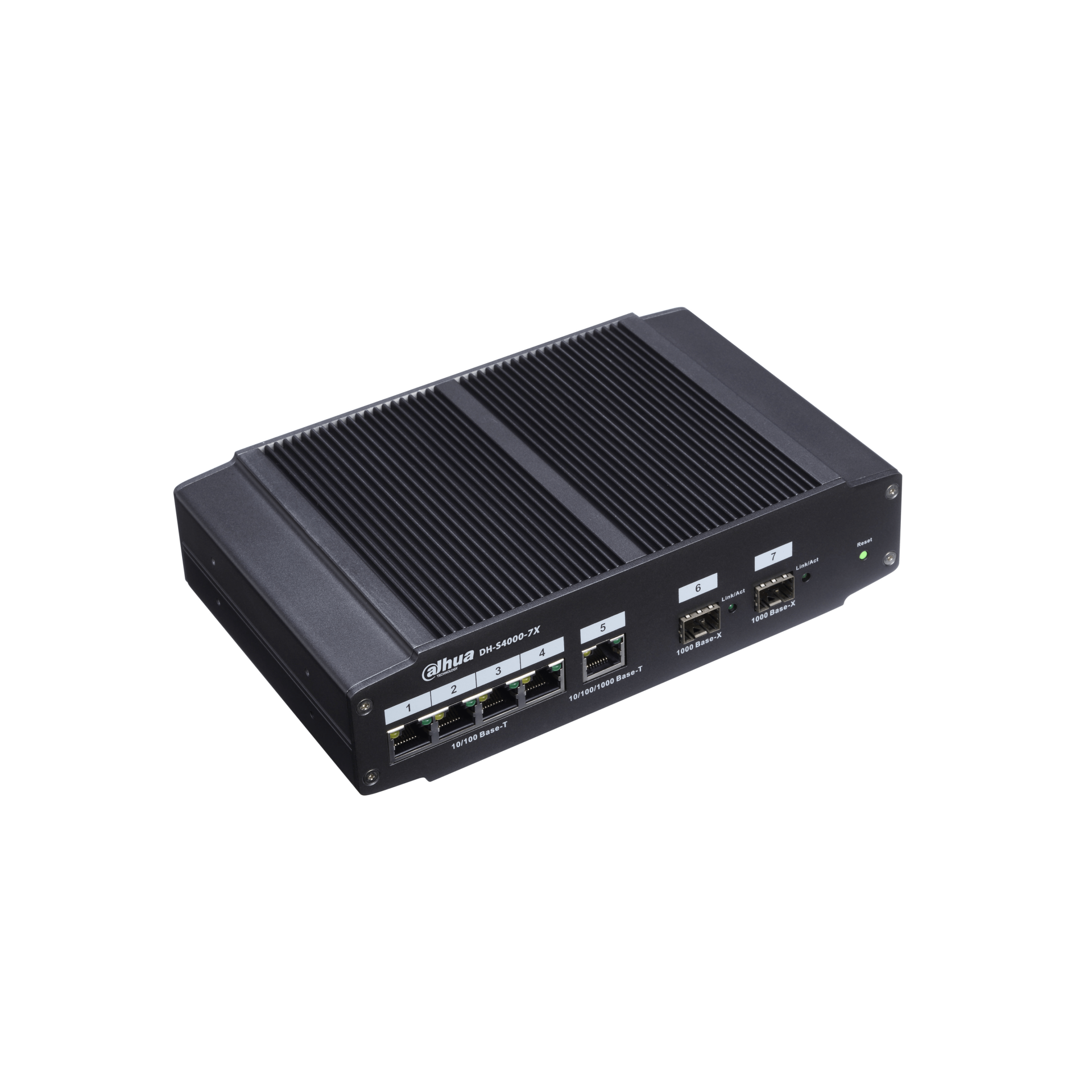 7-Port Fiber Ring Network Anahtarı