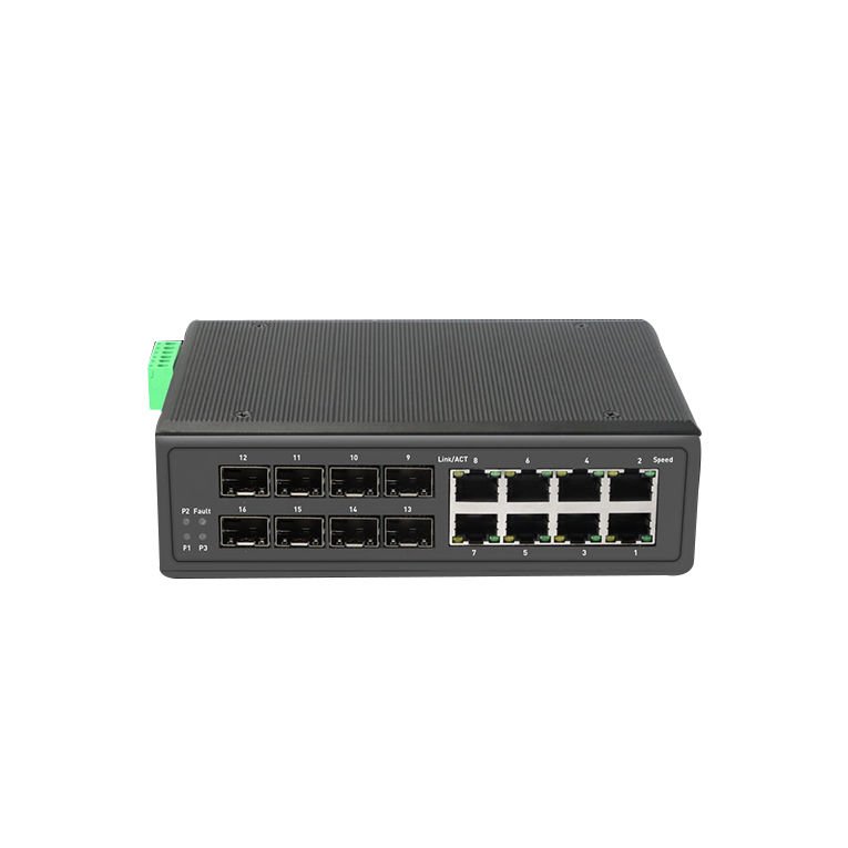8GE+8SFP L2 Yönetilebilir Endüstriyel PoE Switch