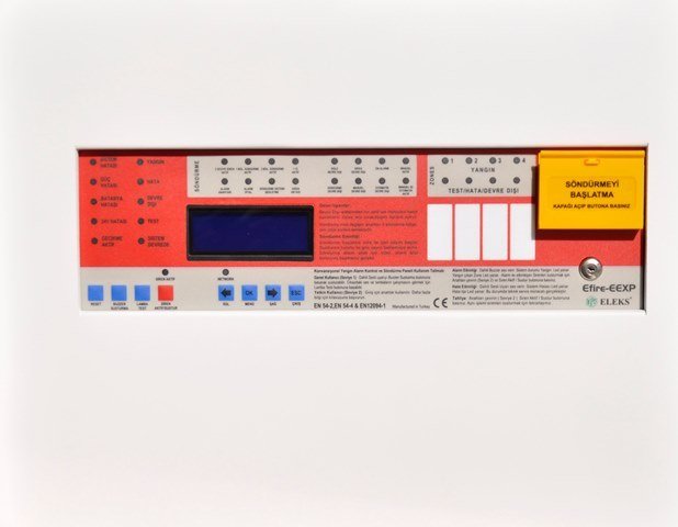EFİRE-EEXP-1/2 Yangın Algılama ve Otomatik Gazlı Söndürme Kontrol Paneli