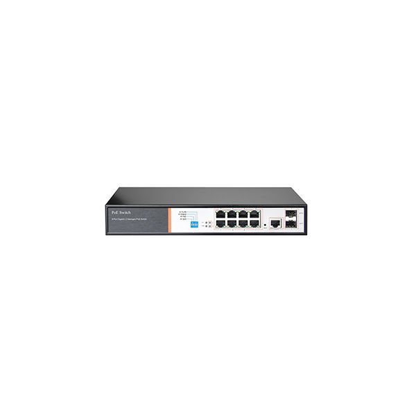 8 Gigabit Yönetilebilir PoE Switch