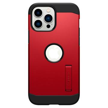 iPhone 13 Pro Max Kılıf, Spigen Tough Armor Red