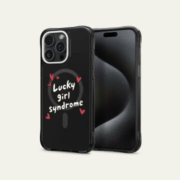 iPhone 15 Pro Kılıf, Ciel By Cyrill UltraSheer Mag Lucky Girl (Magsafe Uyumlu) Black