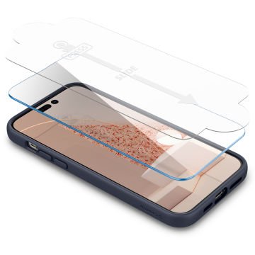 iPhone 14 Pro Kılıf, Caseology Nano Pop 360 + Cam Ekran Koruyucu (2 Adet) Blueberry Navy