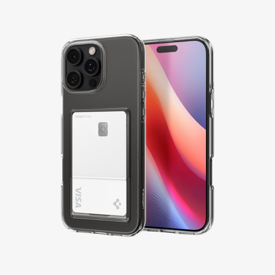 Spigen iPhone 16 Pro Kılıf Crystal Slot Crystal Clear