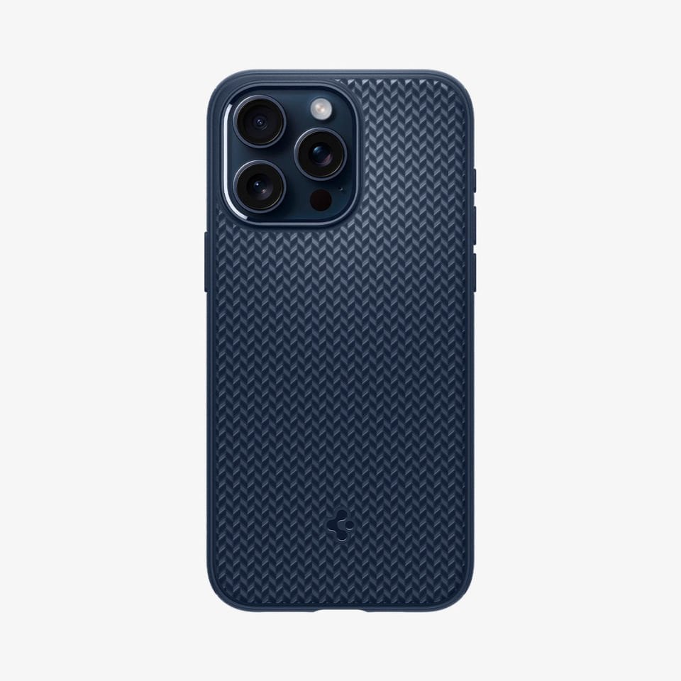 iPhone 15 Pro Max Kılıf, Spigen Mag Armor MagFit (MagSafe Uyumlu) Navy Blue