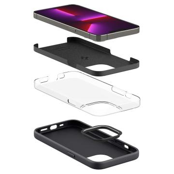 iPhone 13 Pro Kılıf, Spigen Silicone Fit Black