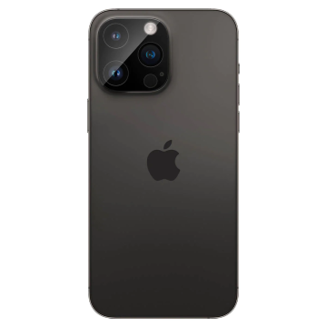 iPhone 14 Pro / iPhone 14 Pro Max Kamera Lens Cam Ekran Koruyucu, Spigen Glas.tR Optik (2 Adet) Black