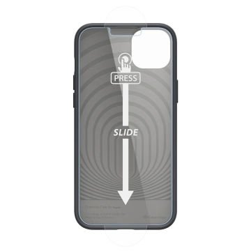 iPhone 14 Plus Kılıf, Caseology Nano Pop 360 + Cam Ekran Koruyucu (2 Adet) Black Sesame