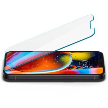 iPhone 14 / iPhone 13 Pro / iPhone 13 Cam Ekran Koruyucu Kolay Kurulum, Spigen Glas.tR EZ Fit Mavi Işık (2 Adet)