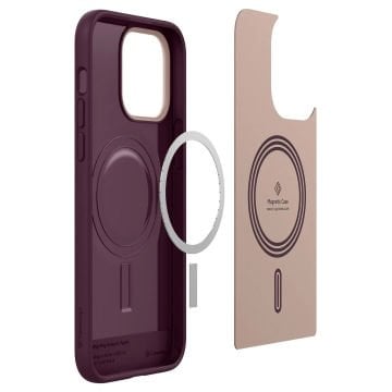 iPhone 14 Pro Max Kılıf, Caseology Nano Pop Mag (MagSafe Uyumlu) Burgundy Bean