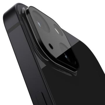 Spigen Apple iPhone 13 / iPhone 13 Mini Kamera Lens Cam Ekran Koruyucu GLAS.tR Optik Black