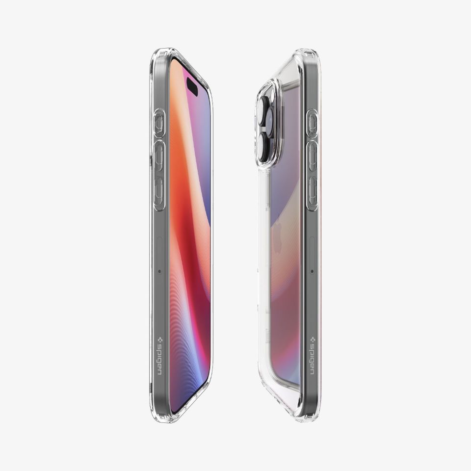 Spigen iPhone 16 Pro Max Kılıf Crystal Hybrid Crystal Clear