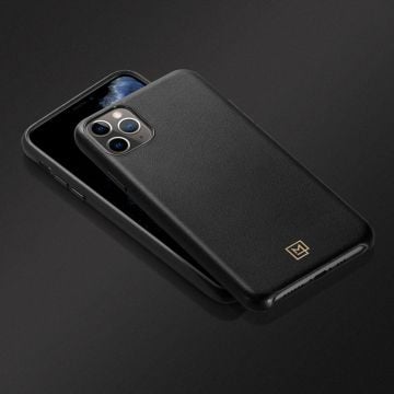 iPhone 11 Pro Kılıf, Spigen La Manon Câlin Premium Deri Tasarım Chic Black