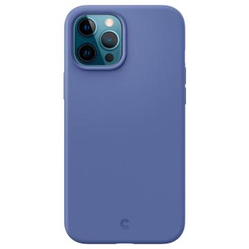 iPhone 12 Pro Max Kılıf, Spigen by Cyrill Silicone Linen Blue