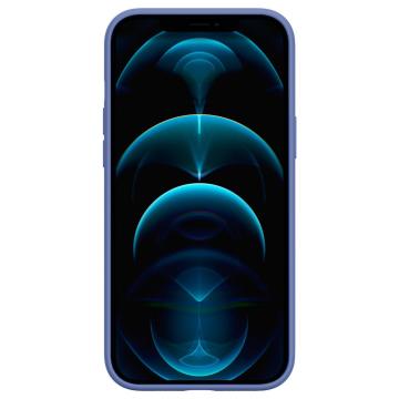 iPhone 12 Pro Max Kılıf, Spigen by Cyrill Silicone Linen Blue