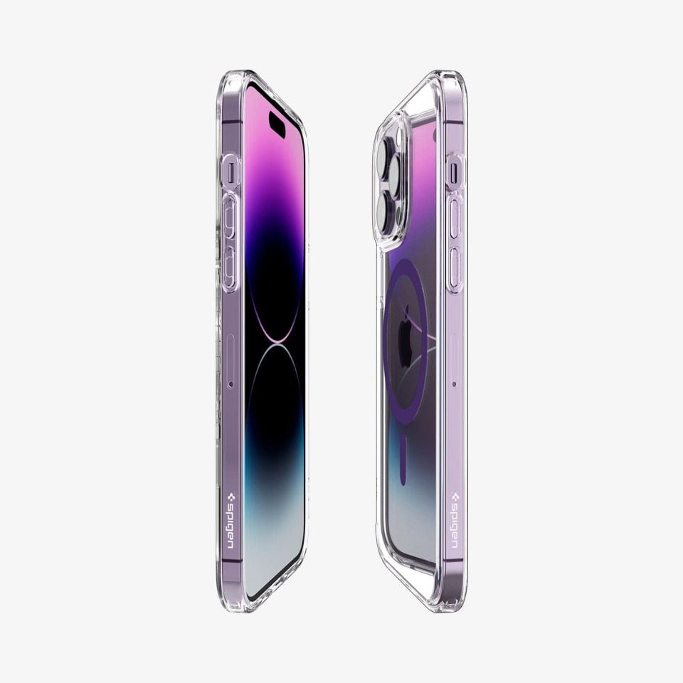iPhone 14 Pro Max Kılıf, Spigen Ultra Hybrid MagFit (MagSafe Uyumlu) Deep Purple