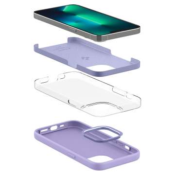 iPhone 13 Pro Kılıf, Spigen Silicone Fit Purple