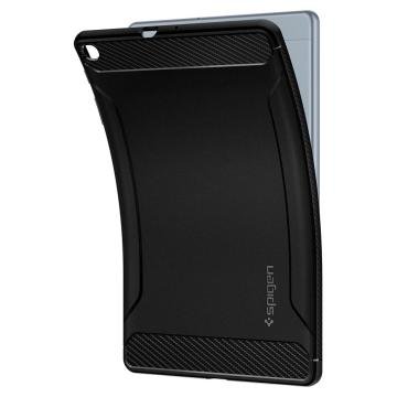 Galaxy Tab A 10.1'' (2019) Kılıf, Spigen Rugged Armor Black