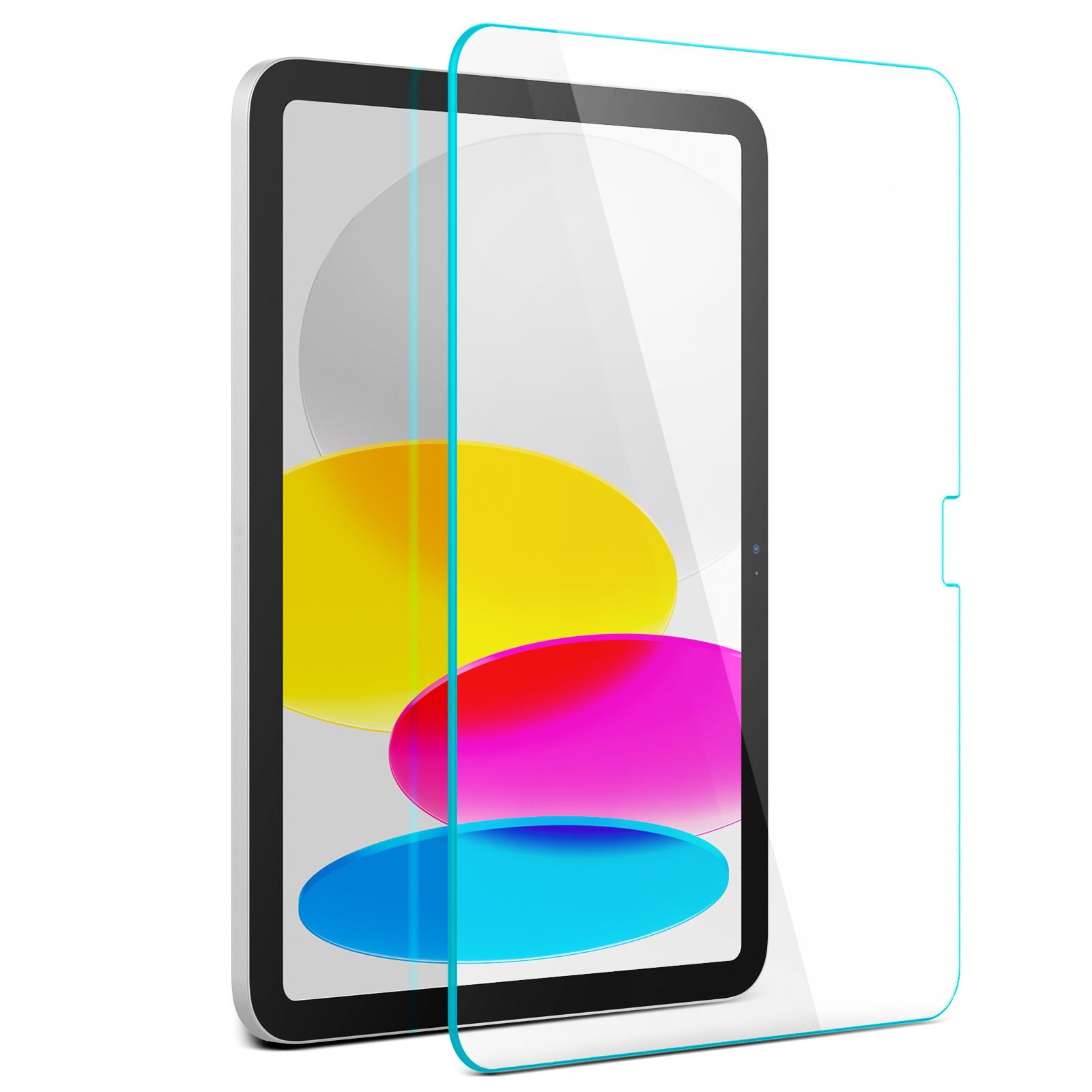 iPad 10.9'' (2022) Cam Ekran Koruyucu, Spigen Glas.tR Slim HD (1 Adet)