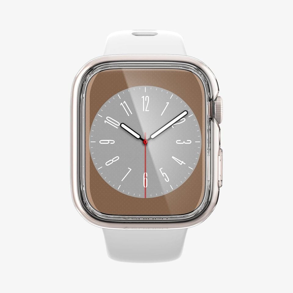 Apple Watch (45mm) Kılıf, Spigen Ultra Hybrid Crystal Clear