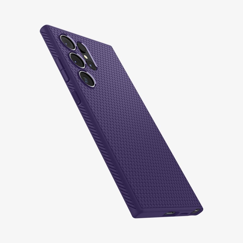 Galaxy S24 Ultra Kılıf, Spigen Liquid Air Deep Purple