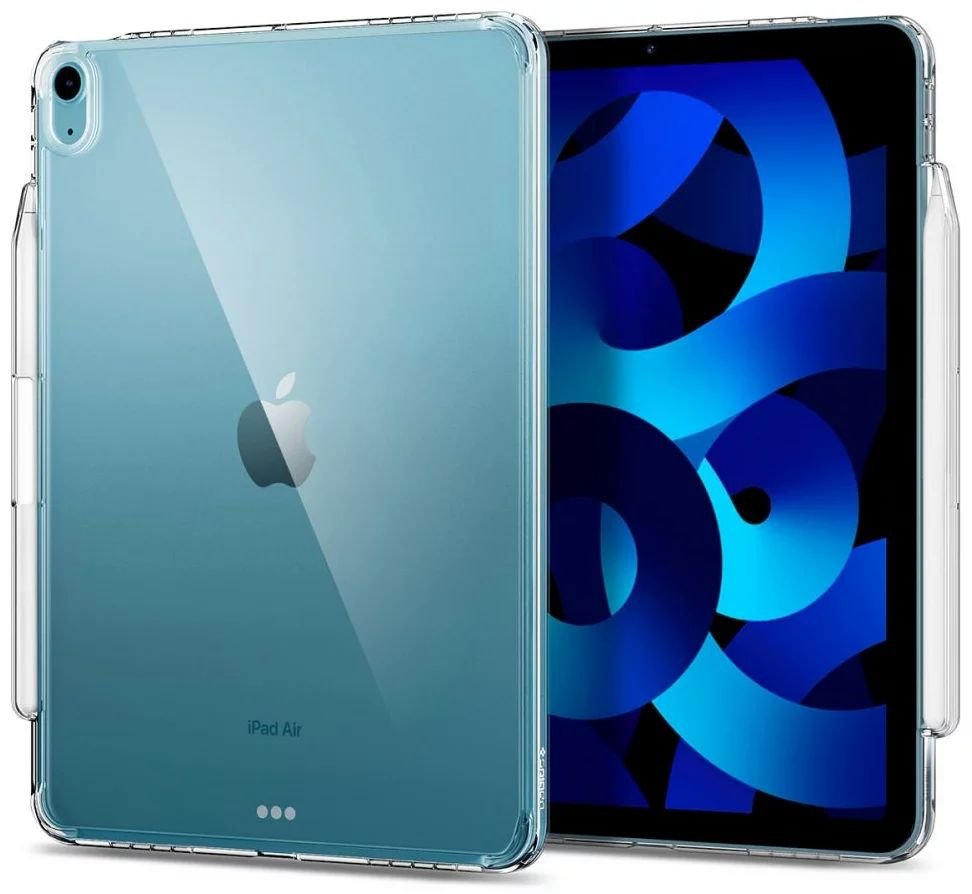 iPad Air 10.9'' (2022 / 2020) Kılıf, Spigen AirSkin Hybrid Crystal Clear