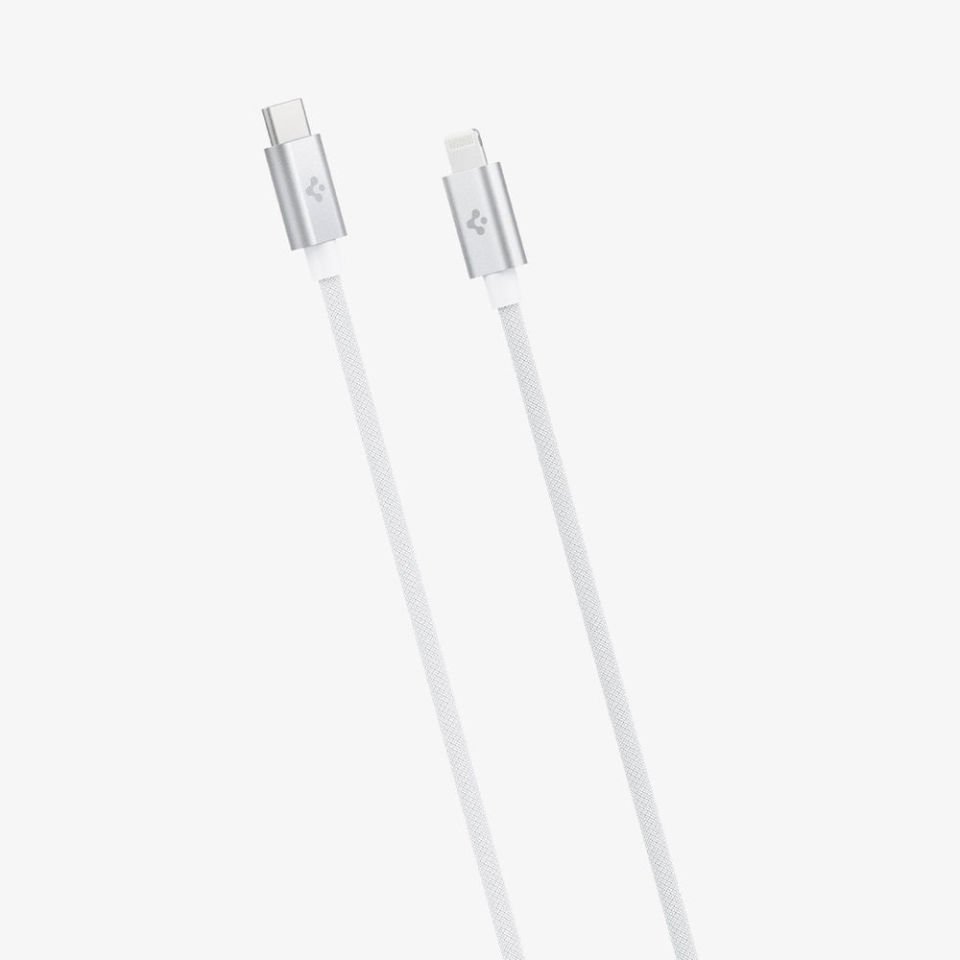 Spigen ArcWire™ Apple USB-C to Lightning DuraBend Hızlı Şarj ve Data Kablo PB2200 White