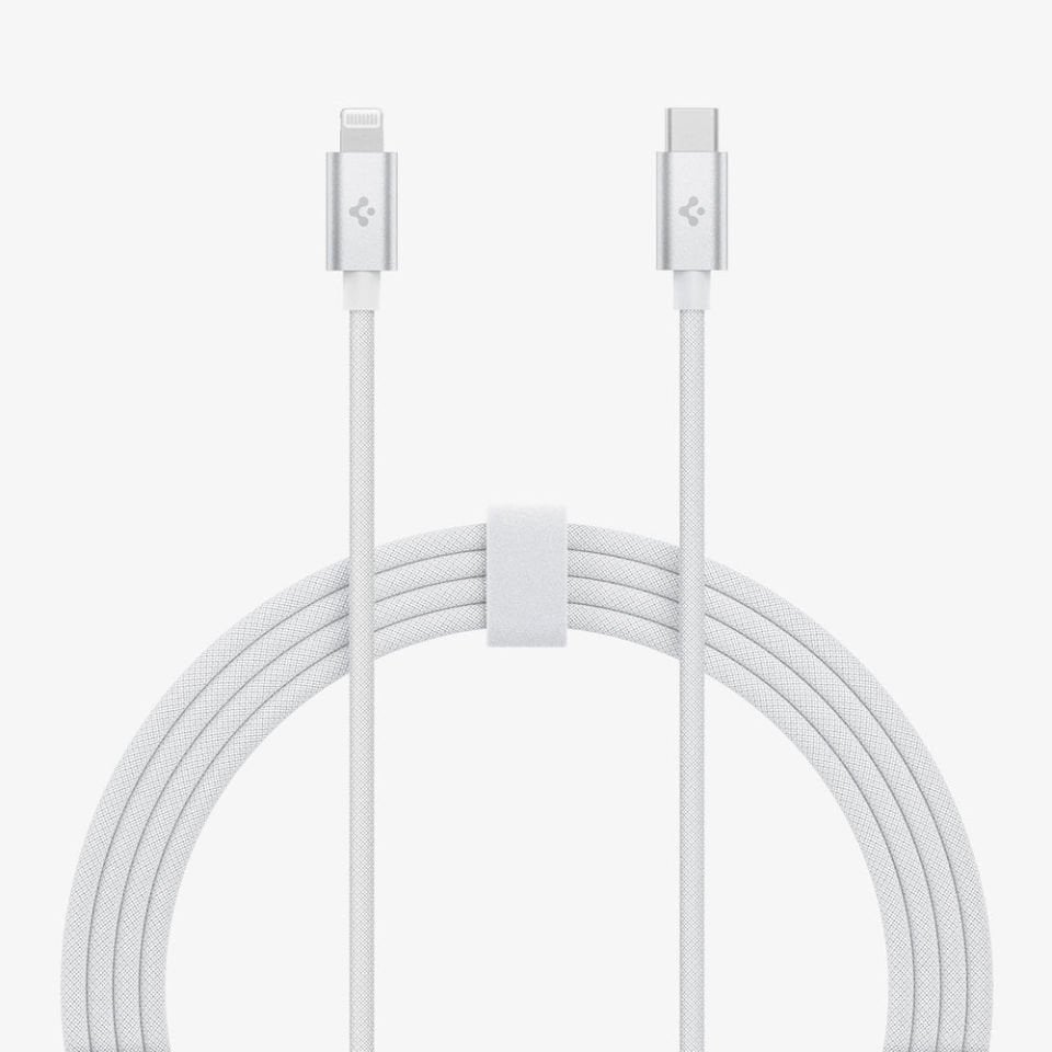 Spigen ArcWire™ Apple USB-C to Lightning DuraBend Hızlı Şarj ve Data Kablo PB2200 White