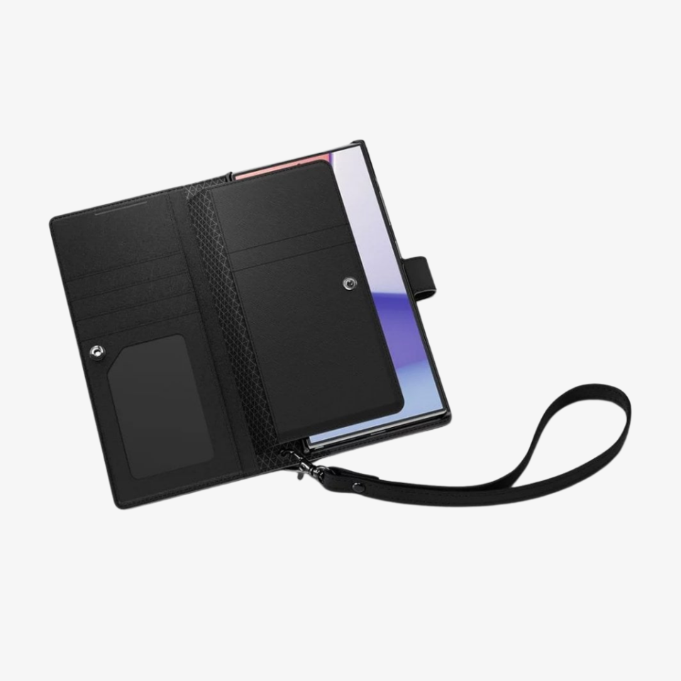 Galaxy S24 Ultra Kılıf, Spigen Wallet S Plus Black