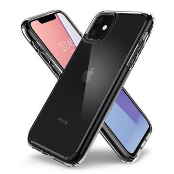 iPhone 11 Kılıf, Spigen Crystal Hybrid Crystal Clear
