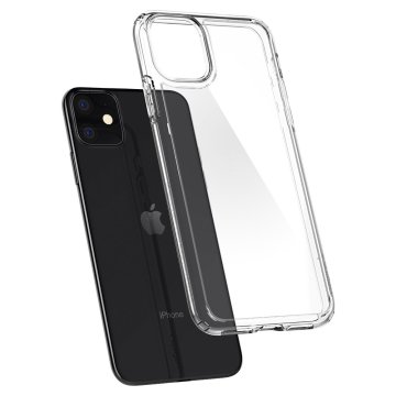 iPhone 11 Kılıf, Spigen Crystal Hybrid Crystal Clear