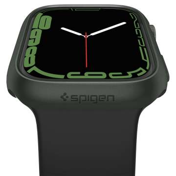 Apple Watch Seri 9/8/7 (45mm) Kılıf, Spigen Thin Fit Military Green