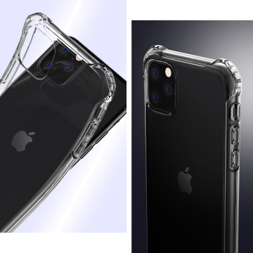 iPhone 11 Pro Kılıf, Spigen Rugged Crystal Crystal Clear