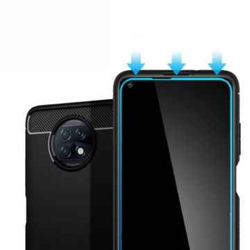 Xiaomi Redmi Note 9 / Redmi Note 9T Cam Ekran Koruyucu, Spigen GLAS.tR Tam Kaplayan Full Cover Black