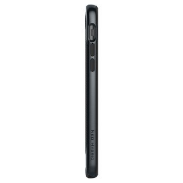 iPhone SE 2022 / 2020 / iPhone 8 / iPhone 7 Uyumlu Kılıf, Spigen Neo Hybrid Herringbone Metal Slate