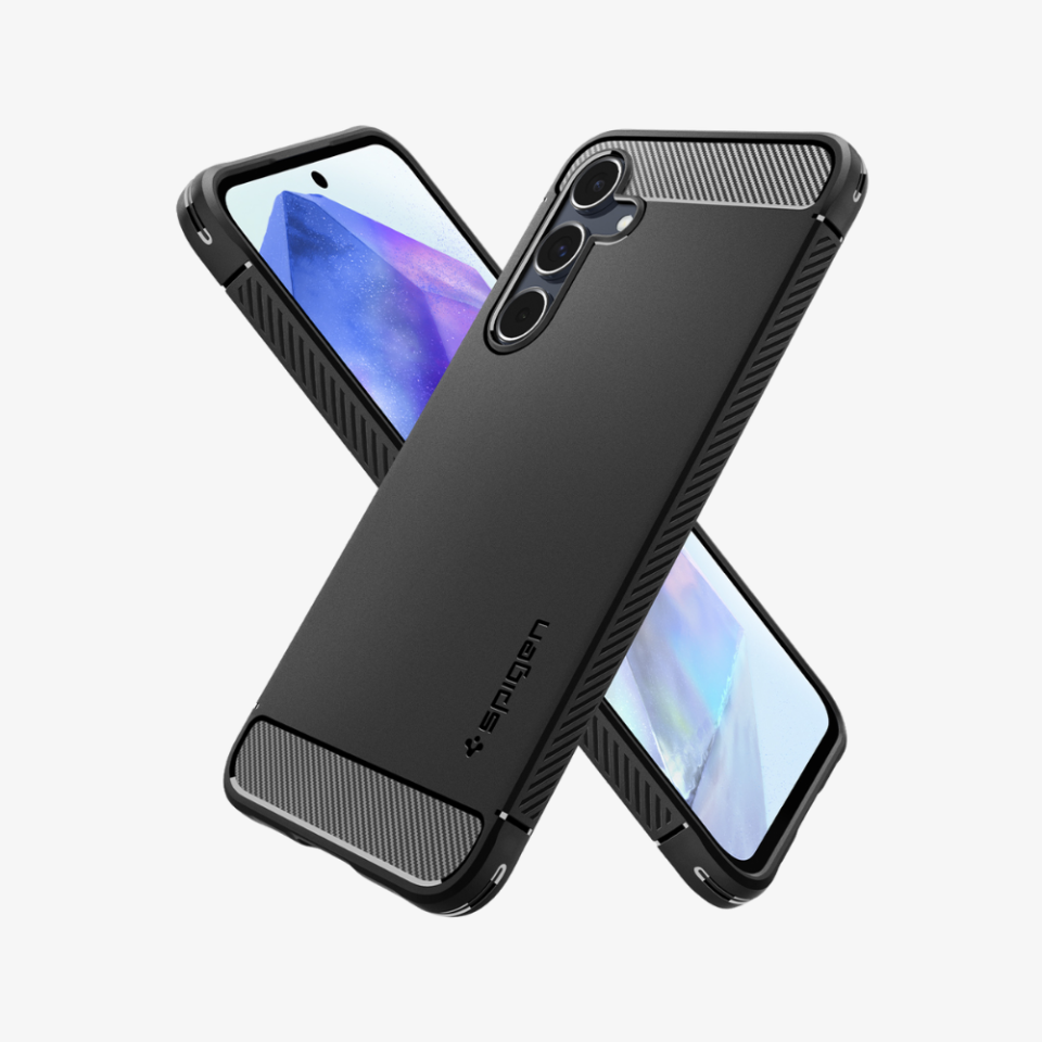 Samsung Galaxy A55 Kılıf, Spigen Rugged Armor Matte Black