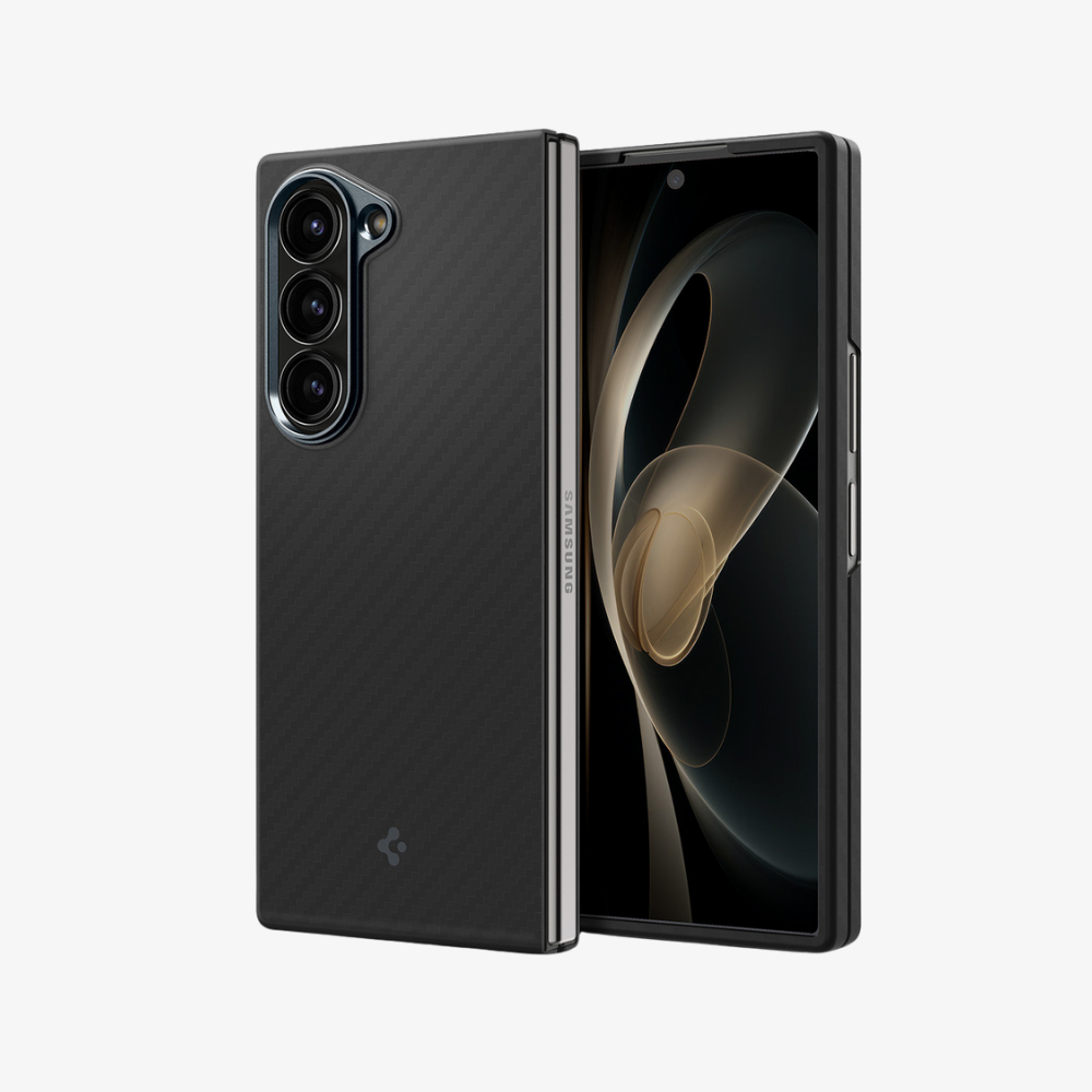 Galaxy Z Fold 6 Kılıf, Spigen Air Skin Aramid Black