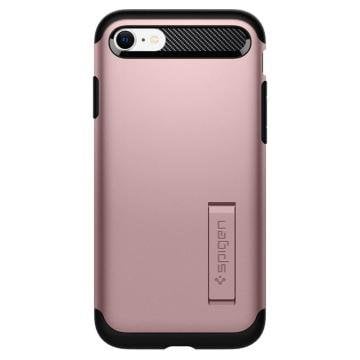 iPhone SE 2022 / 2020 / iPhone 8 / iPhone 7 Uyumlu Kılıf, Spigen Slim Armor Rusty Pink