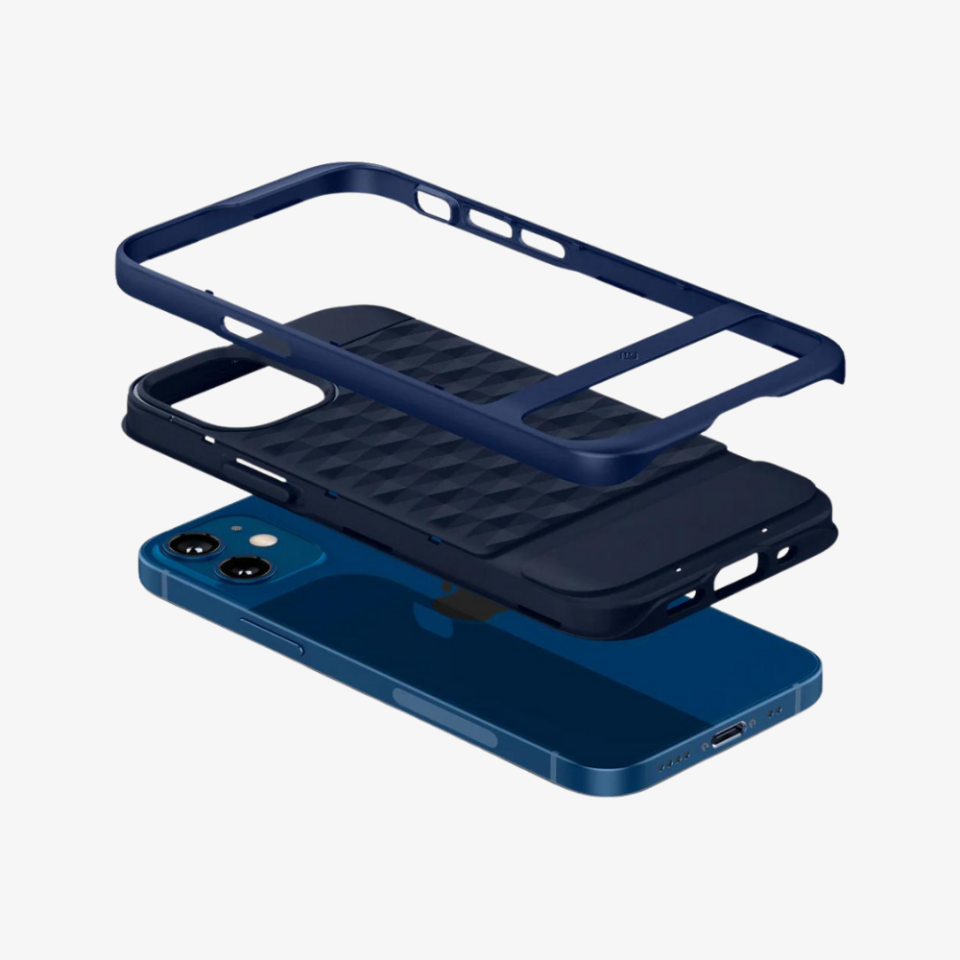 iPhone 12 Mini Kılıf, Caseology Parallax Midnight Blue