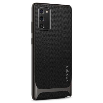 Galaxy Note 20 Kılıf, Spigen Neo Hybrid Gunmetal