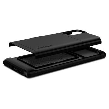 Galaxy Note 20 Kılıf, Spigen Slim Armor CS Black
