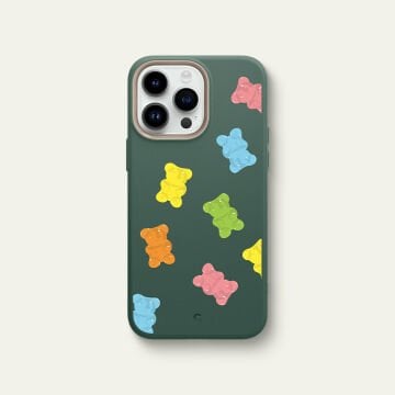 iPhone 14 Pro Kılıf, Ciel by UltraColor Mag Gummy Bears (MagSafe Uyumlu) Green