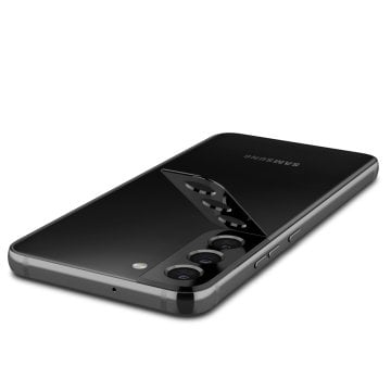 Galaxy S22 5G / Galaxy S22 Plus 5G Kamera Lens Cam Ekran Koruyucu, Spigen Glas.tr Optik (2 Adet) Black