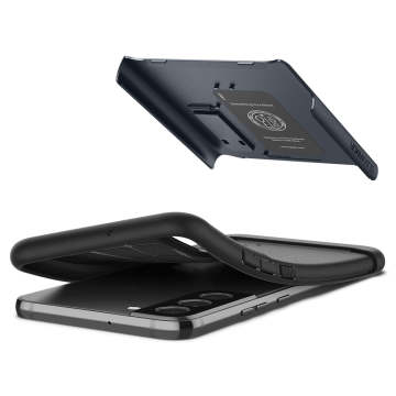 Galaxy S22 5G Kılıf, Spigen Slim Armor Metal Slate