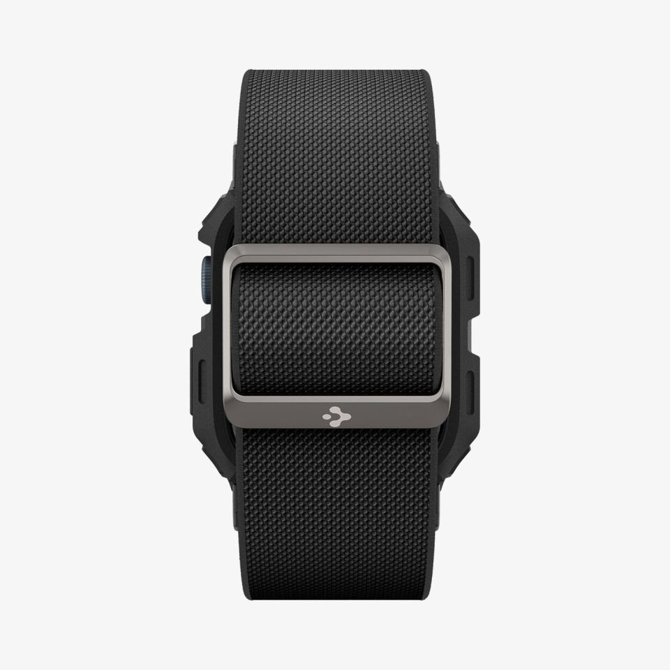 Spigen Apple Watch Seri 9/8/7 (45mm) ile Uyumlu Kılıf & Kordon Lite Fit Pro Matte Black