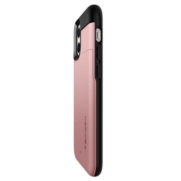 iPhone 12 Mini Kılıf, Spigen Slim Armor CS Wallet Rose Gold