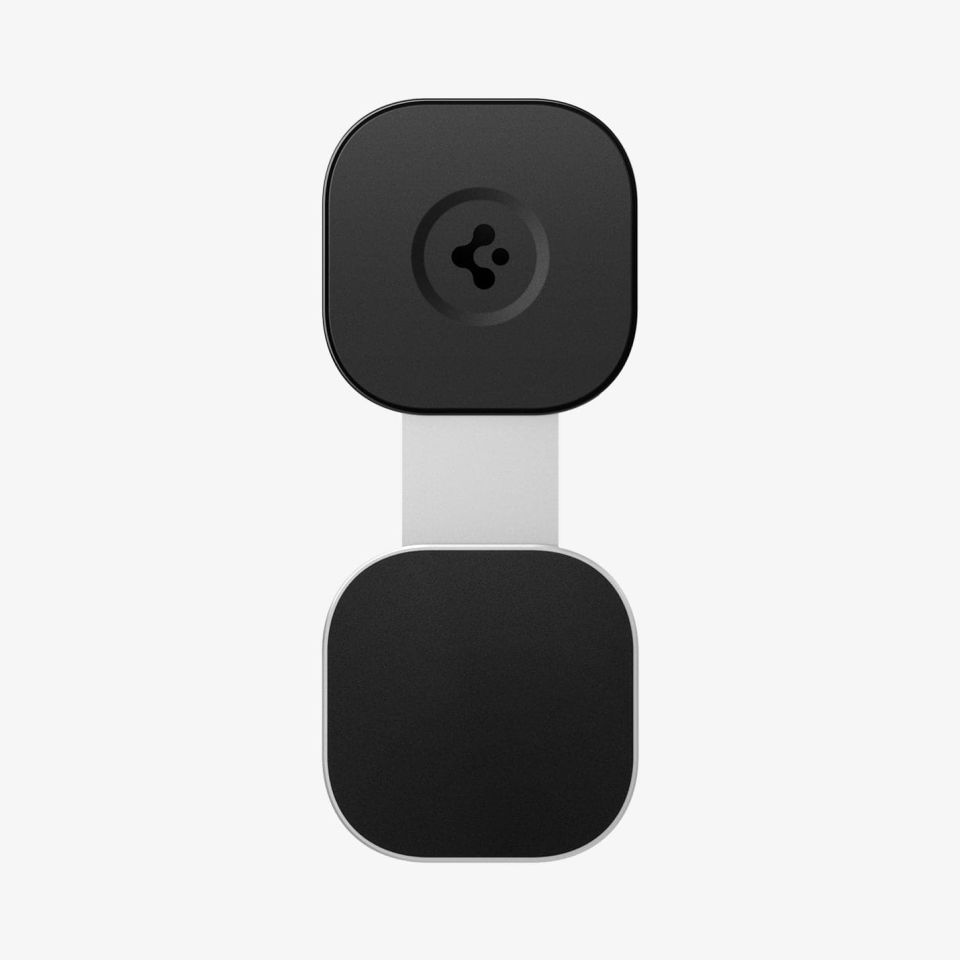 Spigen OneTap Monitor / Laptop Manyetik Telefon & Webcam Tutucu MagSafe iPhone 15 / 14 / 13 / 12 Serisi ile Uyumlu Silver